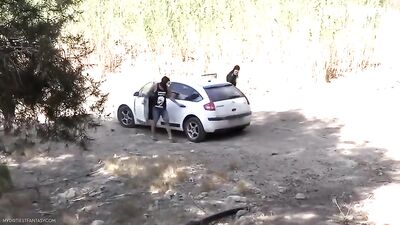 Young stud used and humiliated in Bareback outdoor adventure!