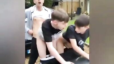 Gangbang with Blond Amateurs - Group Sex in the Outdoors