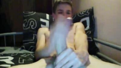 Gay Teen Blond Boy Cock Horse Milking - After School Fun!