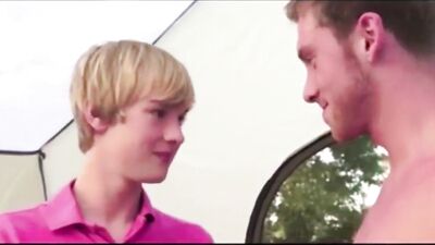 Camping with hot teacher: Blond Boys Father and Step Sons gay tube young sex!