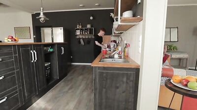 Ginger Bareback Threesome: Double-dicked Boys Heat up the Bedroom!