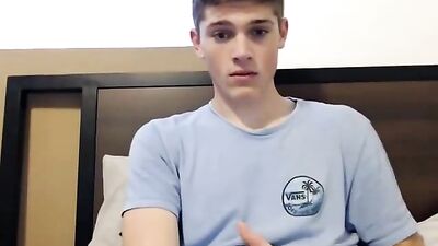 Gay Teen Porn Cums Out: Straight Boys Webcam Rubs Off!