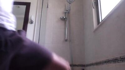 Boy Wanks Everywhere in Bathroom! Gay Porn Adventures