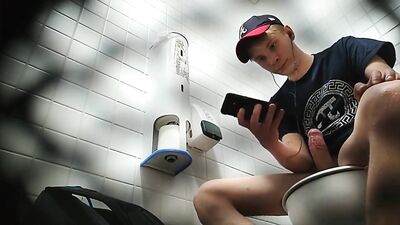 Toilet Spy - Gay Web Cam Boys Porn!