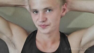 Gay Caressing Boys Porn - Straight Blond Action Assplay!