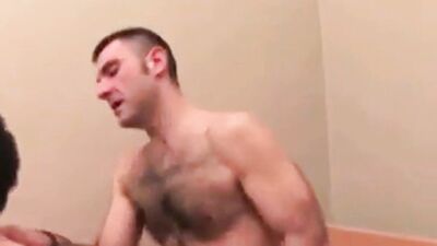 Dad & Boy Rough Fuck - Bareback Cum Shots & Father-Son Porn