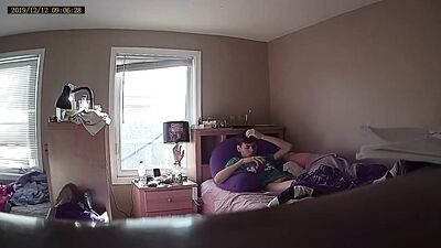 Hidd*en Cam Roommate Jerking Gay Teen Voyeur Porn