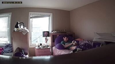 Hidd*en Cam Roommate Jerking Gay Teen Voyeur Porn