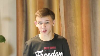 Gay Teen Fights for Gay Porn Solo Domination