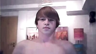 Gay Porn Twink AI Enhancement: Well-Hung College Webcam Cumshot!