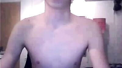 Gay Porn Twink AI Enhancement: Well-Hung College Webcam Cumshot!