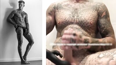 Big Uncut Ellis: Sexy Muscle Boys Solo Porn Adventure