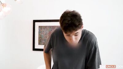 Make Daddy Feel Good Again: Bareback Incest Sucking Oral Action Fun!