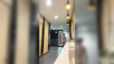 Cute Blonde Jacks Off in His Bathroom - A Muscle Boys Solo Porn Adventure!