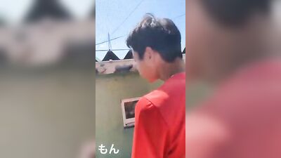 Asian Pissing Student Voyeur Toilet: The New Spy Game!