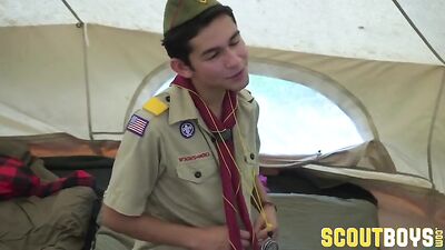 Gay Porn Scout Daddy Fucks Hot Twink Couple in Sex Show