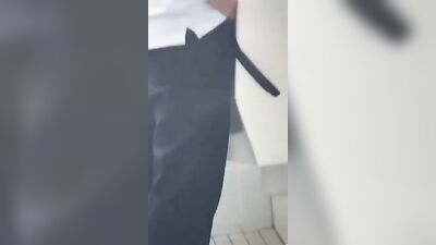 Asian Student Pissing in Toilet 2 : Young and Cute Spy Cam