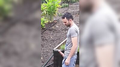 Hard Piss Hung Dick Public Outside Thick Harry