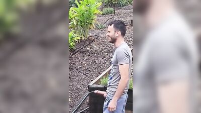 Hard Piss Hung Dick Public Outside Thick Harry