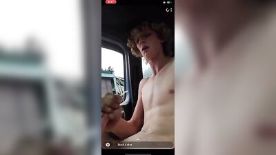 Blond Boy Cums Loudly In The Car: Ultimate Gay Porn Experience!