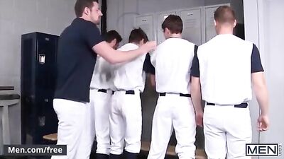 Gay Porn: Loaded for Action - Bareback Big Cocks Group Sex with Young Studs