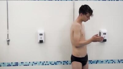 Horny In His Speedo - Cum Shots Solo!