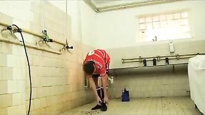 Bathroom Banging Revisited - Twinks and Guys Cumming in the Showers