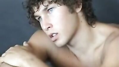 Curly Haired Surfers Cum Shots Handjob Solo!