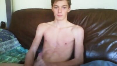 Cumming Blonde Muscle Boy Solo: Selfie Cam Cute Dream!