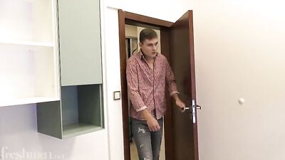 Gang Bang with Johnny & Tom - Pale, Tan and Ready to Fuck!