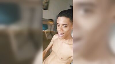 Exhibitionist Latino: The Slim Boy with the Big Dick