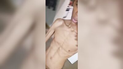 Exhibitionist Latino: The Slim Boy with the Big Dick