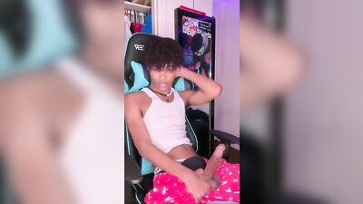 Big Brown Boner: Solo Web-Cam Experience