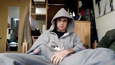 Gray Sweats Cumshots: The Hoodie Geek Strikes Back!