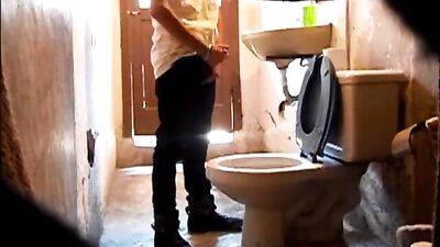 Golden Shower Spy Cam: Teen Jerks Off Boys in Toilet Porn