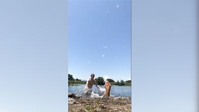 Naked Amateur Swimming Public Outside Solo!