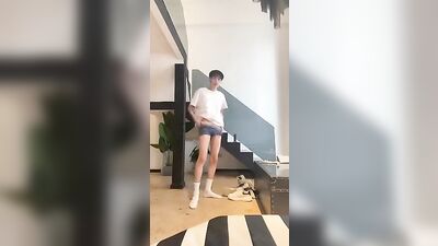 Handsome-man-in-white-shirt-electrifying-gay-porn!