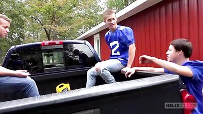 Bareback Bound Twinks: The Ultimate Football Teen Oral Experience!