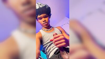 Black Solo Web-Cam Boner: Look @ My Gay Porn Video!