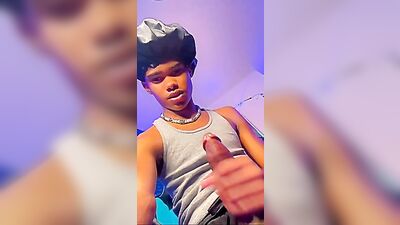 Black Solo Web-Cam Boner: Look @ My Gay Porn Video!