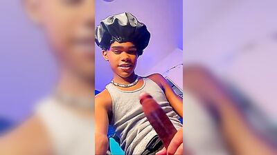 Black Solo Web-Cam Boner: Look @ My Gay Porn Video!