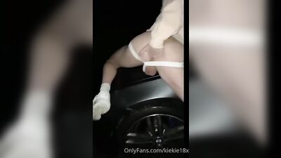 Outdoor Fuck Car : Kiekie18X - Action Amature Bareback Big Cocks Cum Shots Public Outside