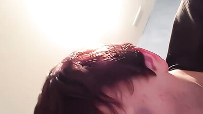 Young Redhead Swallows Cum Again - First Time Fun!