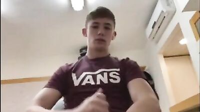 Sexy Vans Boy Cum Shot!: The Ultimate Big Dick Web-Cam Experience!