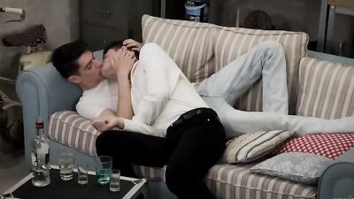 Drunk French Twinks Cumshot Orgy - Big Dick Blowjobs and Rimming!