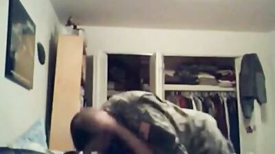 Army Buddies Get Bareback with Friends