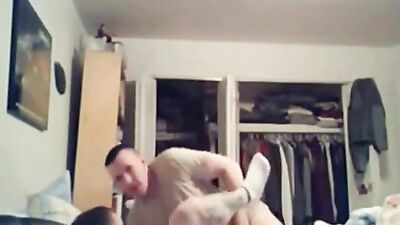 Army Buddies Get Bareback with Friends