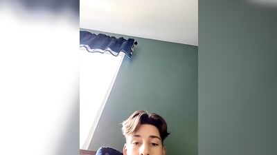 Thristy Twink Gets Handjob and Cumshot Lessons: Drink More Water!