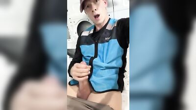 Amazon Whole Foods Delivery - Cums Again in Gay Porn Tube!