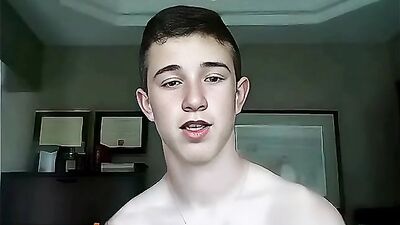 Enhanced AI Cumshot Delight - Dark Hair Webcam Dorm Room Solo